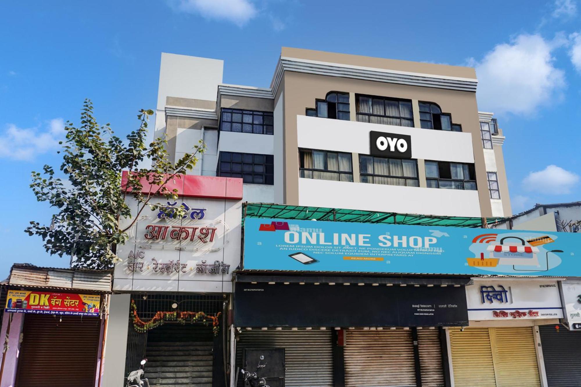 Hotel O Akash Lodge Latur ภายนอก รูปภาพ